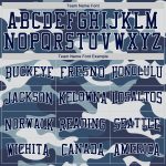 Personalized Camo Sports Hoodie | Navy-White Salute To Service Pullover Sweatshirt with Custom Name and Number Personalized