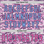 Custom Name Number Hoodie - Personalized Camo Pink Light Blue Pullover Sweatshirt - Salute to Service Team Apparel Personalized