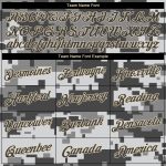 Custom Name Number Hoodie Salute to Service Camouflage Pullover Sweatshirt Steel Gray Cream Sports Wear Personalized Stitched