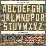 Custom Name & Number Personalized Camo Vintage USA Flag Pullover Hoodie Salute to Service Sports Sweatshirt Personalized