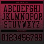 Personalized Custom Name Number Cardinal Black Fade Hoodie Sweatshirt Fashion Sports Pullover Personalized Stitched Cardinal