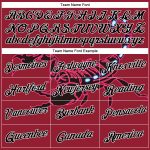 Custom Name and Number Scorpio Sports Hoodie Sweatshirt with Personalized Stitched Cardinal 3D Pattern Design Black-White