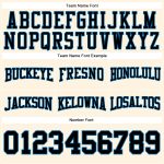 Custom Name Number Football Hoodie Sweatshirt Pullover Black Blue Cream Stitched Team Apparel Personalized Stitched Cream