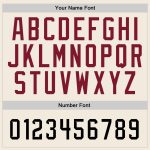 Custom Name Number Sports Hoodie Stitched Cream Black Crimson Pullover Sweatshirt for Team Apparel Personalized Stitched