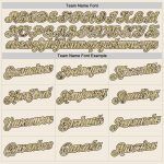Custom Name and Number Personalized Cream Camo-Black Hoodie Sweatshirt Pullover for Team Support Personalized Stitched Cream