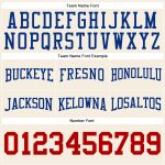 Custom Team Football Hoodie with Personalized Name and Number - Stitched Cream Red-Royal Pullover Sweatshirt Personalized