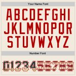 Custom Name Number Vintage USA Flag Red Pullover Hoodie Cream Sports Sweatshirt Personalized Stitched Cream Vintage USA Flag-Red