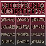 Custom Sports Pullover Hoodie with Name & Number - Stitched Crimson Black-Cream Fade Sweatshirt for Team Wear Personalized