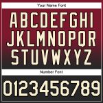 Custom Name Number Sports Hoodie Stitched Crimson Cream-Black Fade Fashion Pullover Sweatshirt Personalized Stitched Crimson