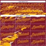 Custom Name Number Sports Hoodie Sweatshirt with 3D Torn Paper Style Design in Crimson Gold - Personalized Stitched Pullover