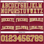 Custom Name Number Crimson White Football Hoodie Sweatshirt Pullover - Personalized Stitched Team Apparel Personalized Stitched