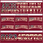 Custom Name & Number Crimson Vintage USA Flag Pullover Hoodie Sweatshirt - Personalized Stitched Football Apparel Personalized