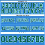Custom Name Number Hoodie Electric Blue Kelly Green Football Pullover Sweatshirt Personalized Team Apparel Personalized Stitched