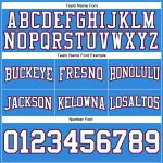Custom Name Number Electric Blue Royal Red Hoodie Football Sweatshirt Pullover - Personalized Stitched Team Apparel Personalized