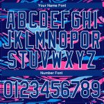 Custom Sports Hoodie with Personalized Name and Number, 3D Pattern Design in Royal Pink and Light Blue-White Pullover Sweatshirt