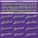 Custom Stitched Team Hoodie with Name and Number in Gold, Black, Purple - Fashion Sports Pullover Sweatshirt Personalized