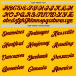Custom Sports Hoodie with Personalized Name and Number, Gold Brown-Orange Stitched Pullover Sweatshirt Personalized Stitched