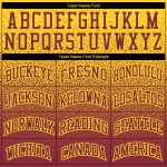 Custom Name Number Pullover Hoodie Sports Sweatshirt - Personalized Gold Burgundy Fade Fashion Personalized Stitched Gold