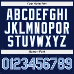 Custom Name Number Sports Hoodie Personalized Stitched Gold Light Blue Navy Split Pullover Sweatshirt Personalized Stitched