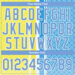Custom Name Number Hoodie - Personalized Gold Light Blue-White 3D Pattern Design Sports Pullover Sweatshirt Personalized