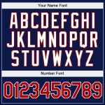 Custom Name Number Sports Hoodie Pullover Sweatshirt Gold Red-Navy Split Fashion Personalized Stitched Gold Red-Navy Split
