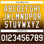 Custom Name Number Sports Hoodie Sweatshirt - Personalized Gold White-Brown Fade Stitched Pullover Personalized Stitched