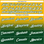Personalized Gold Fade Sports Hoodie Sweatshirt with White and Green Stitched Design Personalized Stitched Gold White-Green
