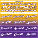 Custom Name Number Pullover Hoodie - Personalized Gold White Purple Fade Fashion Sports Sweatshirt Personalized Stitched