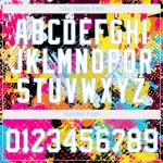 Custom Name and Number Bright Psychedelic 3D Hoodie - Personalized Stitched Graffiti Sports Pullover Sweatshirt in White-Light Blue