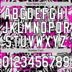 Custom Name Number Hoodie 3D Sports Pullover Sweatshirt in White-Black with Personalized Stitched Graffiti Pattern Personalized