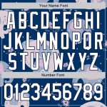 Custom Name & Number 3D Elephant Hoodie, Personalized Stitched Graffiti Pattern White Navy Sports Pullover Sweatshirt Personalized