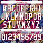 Custom Name and Number 3D Sports Hoodie Personalized Stitched Graffiti Pattern White-Red Pullover Sweatshirt Personalized