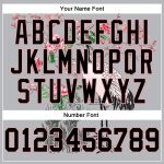 Custom Name and Number Sports Hoodie with 3D Gray Black Medium Pink Heron Flower Design - Personalized Pullover Sweatshirt
