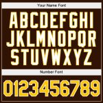 Custom Name Number Pullover Hoodie - Personalized Gray Gold-Brown Fashion Sports Sweatshirt Personalized Stitched Gray Gold-Brown