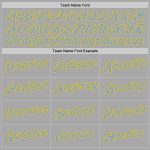 Custom Name Number Sports Hoodie Sweatshirt Pullover Gray Gold Stitched Team Apparel Personalized Stitched Gray Gold Sports