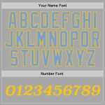 Custom Name Number Sports Hoodie Sweatshirt Pullover Gray Gold Stitched Team Apparel Personalized Stitched Gray Gold Sports