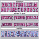 Custom Team Football Hoodie with Personalized Name and Number - Gray Light Blue Black Pink Sweatshirt Pullover Personalized