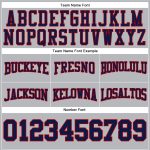 Custom Team Name Number Football Hoodie Sweatshirt Gray Navy Red Pullover Personalized Stitched Personalized Stitched Gray