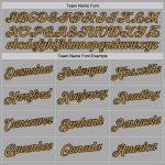 Custom Name and Number Gray Black Gold Sports Hoodie Sweatshirt Pullover Personalized Stitched Gray Old Gold-Black Sports