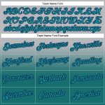Custom Name Number Sports Hoodie Sweatshirt - Personalized Gray Teal Navy Fade Pullover Fashion Style Personalized Stitched