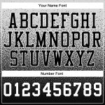 Custom Name and Number Sports Hoodie - Personalized Gray Black Fade Pullover Sweatshirt for Team Wear Personalized Stitched
