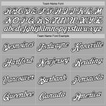 Custom Name Number Sports Hoodie Sweatshirt Pullover - Personalized Stitched Gray Black Team Apparel Personalized Stitched