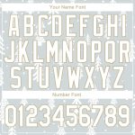 Custom Name and Number 3D Sports Hoodie - Gray White Old Gold Christmas Pullover Sweatshirt Personalized Stitched Gray White-Old