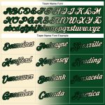 Custom Name Number Sports Hoodie Pullover Sweatshirt Green Cream Black Gradient Fashion Stitched Design Personalized Stitched