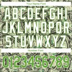 Custom Name and Number Dollar Sports Hoodie, Personalized Neon Green-White 3D Pattern Pullover Sweatshirt Personalized Stitched