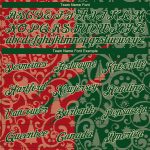 Custom Name and Number 3D Christmas Sports Hoodie Sweatshirt, Stitched Green Red-Cream Pullover Personalized Stitched Green