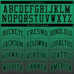 Custom Name and Number Personalized Hoodie - Kelly Green Black Fade Fashion Sports Pullover Sweatshirt Personalized Stitched