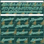 Personalized Kelly Green White Christmas 3D Hoodie Sweatshirt Pullover - Stitched Sports Style Personalized Stitched Kelly