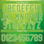 Custom 3D Pattern Sports Hoodie for Team - Personalized Warm Geometric Sweatshirt with Name & Number in Kelly Green Neon Green-White