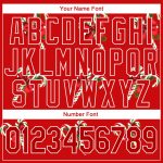Custom Name Number 3D Christmas Candy Cane Hoodie Pullover Sweatshirt Team Personalized Stitched Red White Kelly Green Personalized